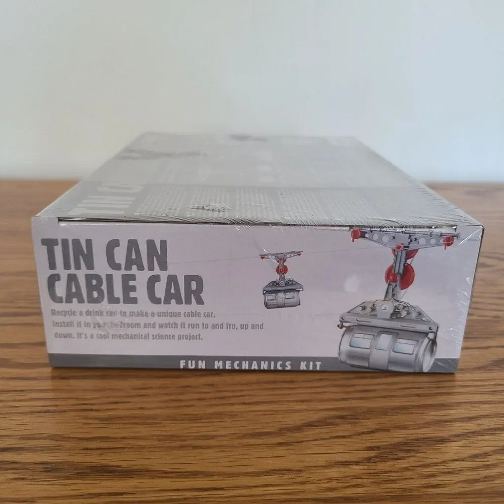 Toysmith Tin Can Cable Car Science Kit ~ Project Hobby Kids Science Mechanic Kit